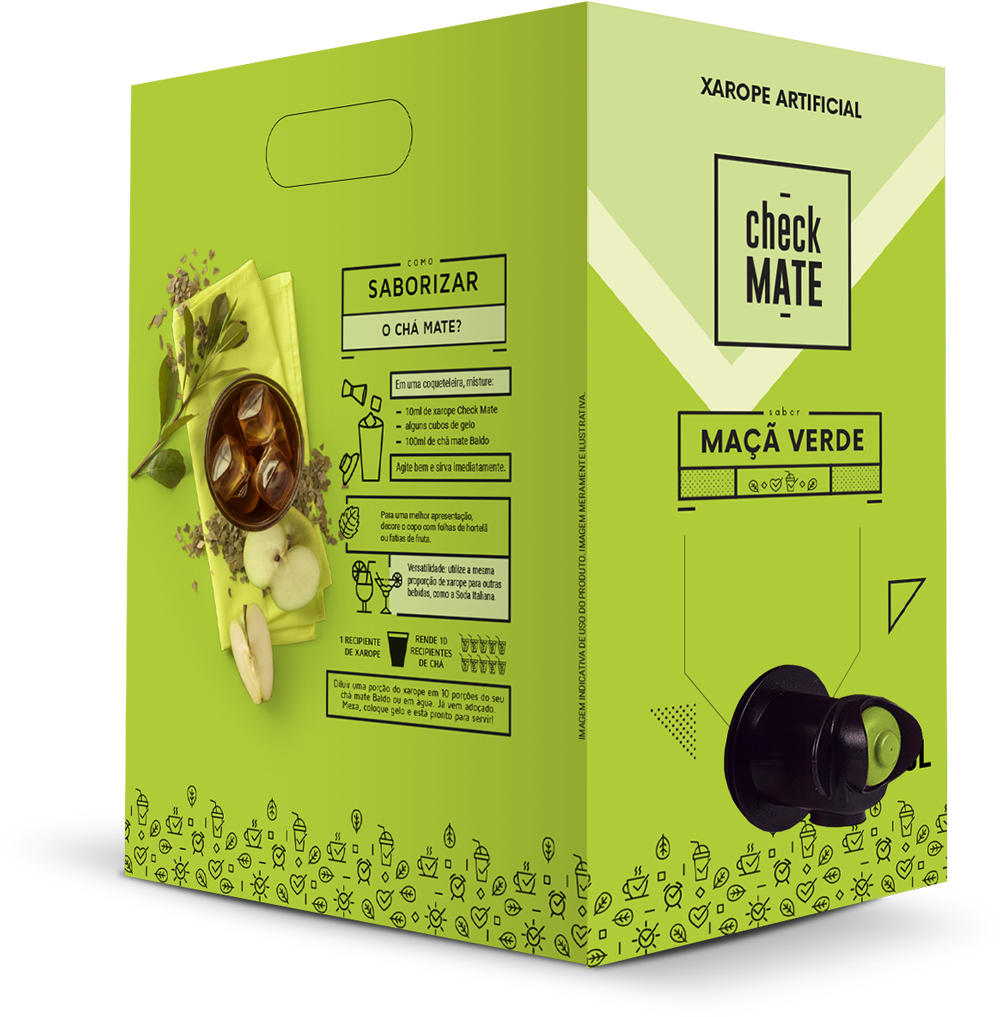 XAROPE SABOR MAÇÃ VERDE 3l
