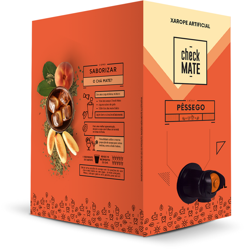 XAROPE SABOR PÊSSEGO 3l