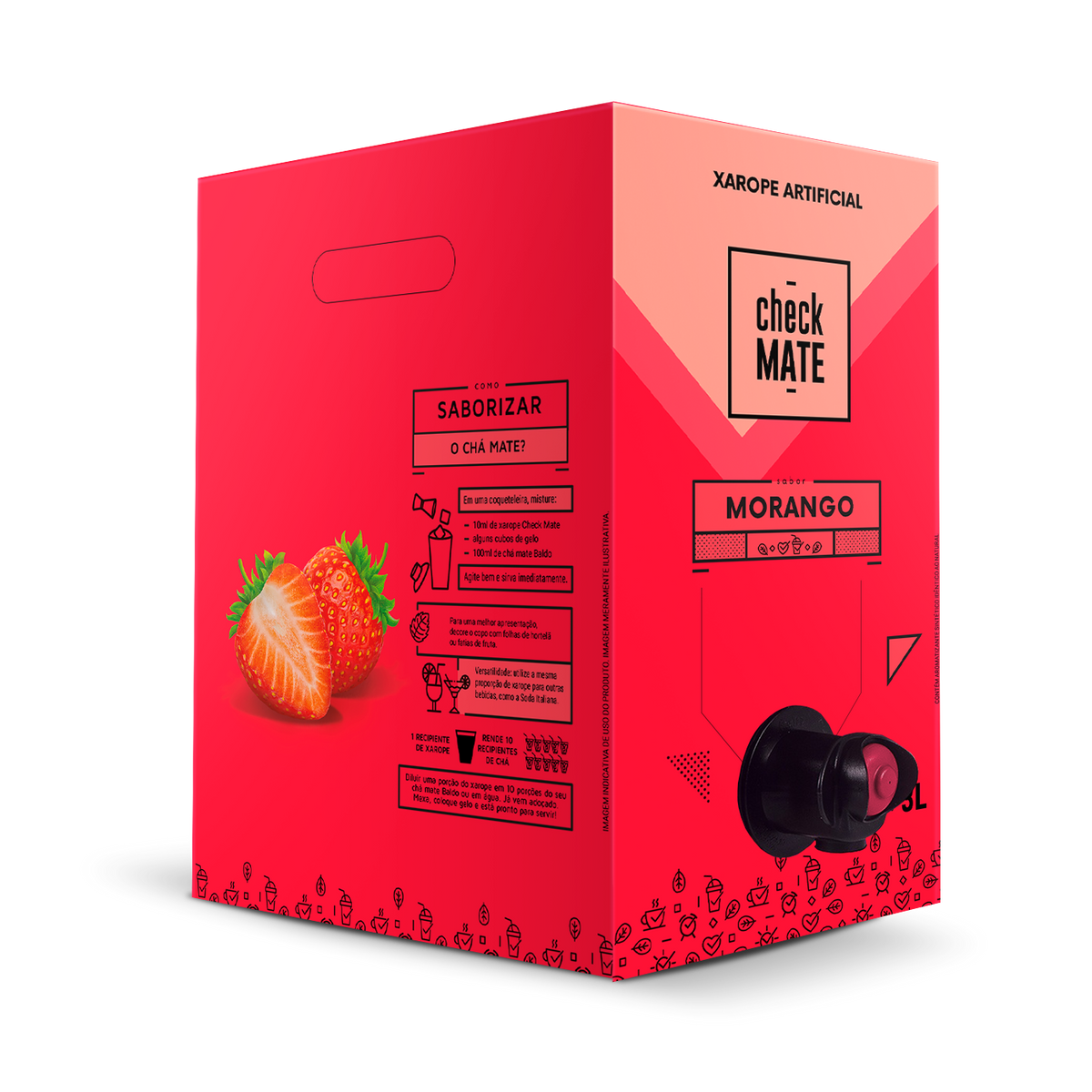 XAROPE SABOR MORANGO 3l