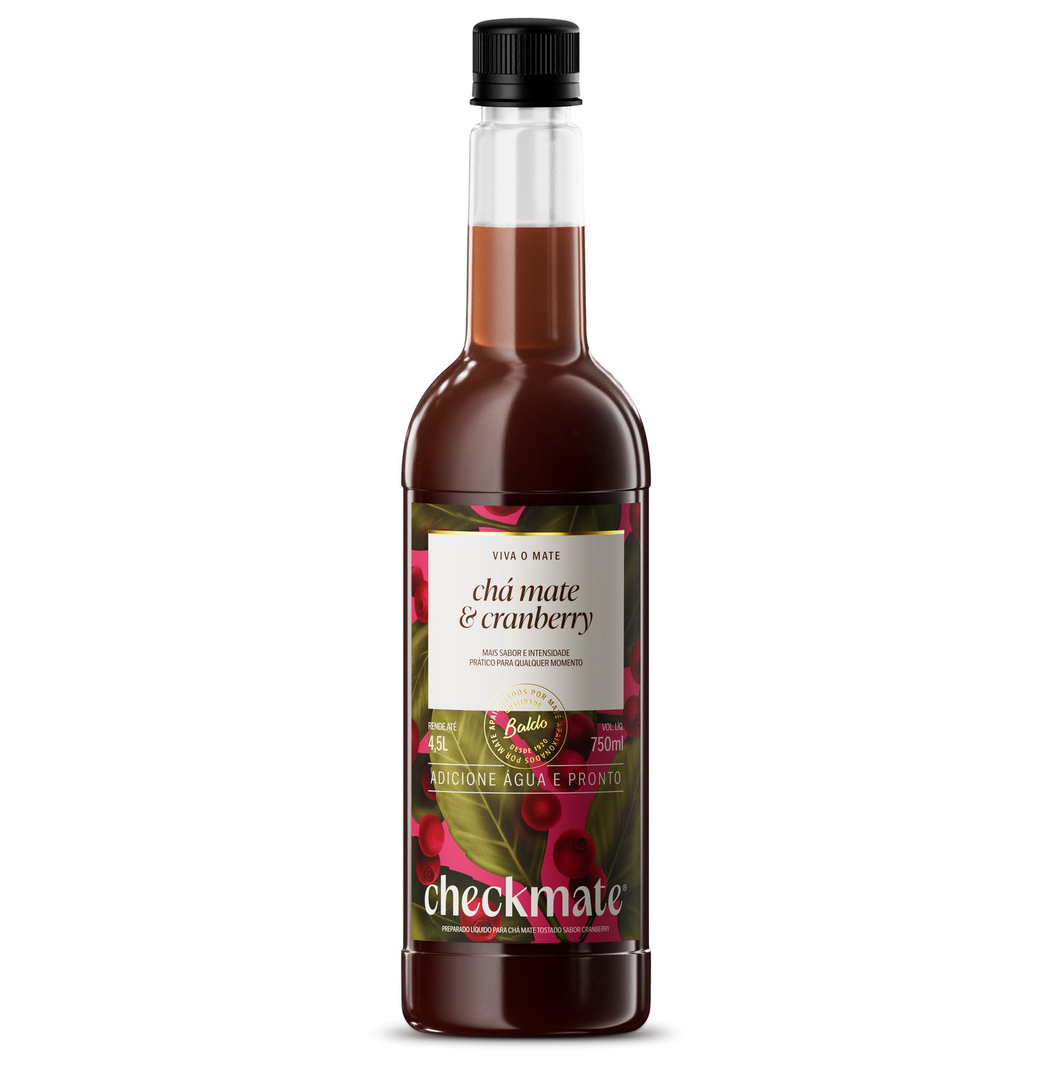 CHÁ MATE SABORIZADO CRANBERRY 750ml