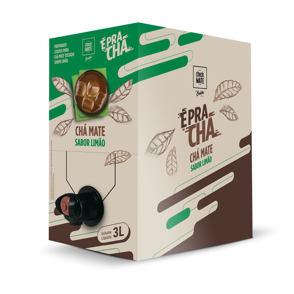CHÁ MATE SABORIZADO LIMÃO 3l