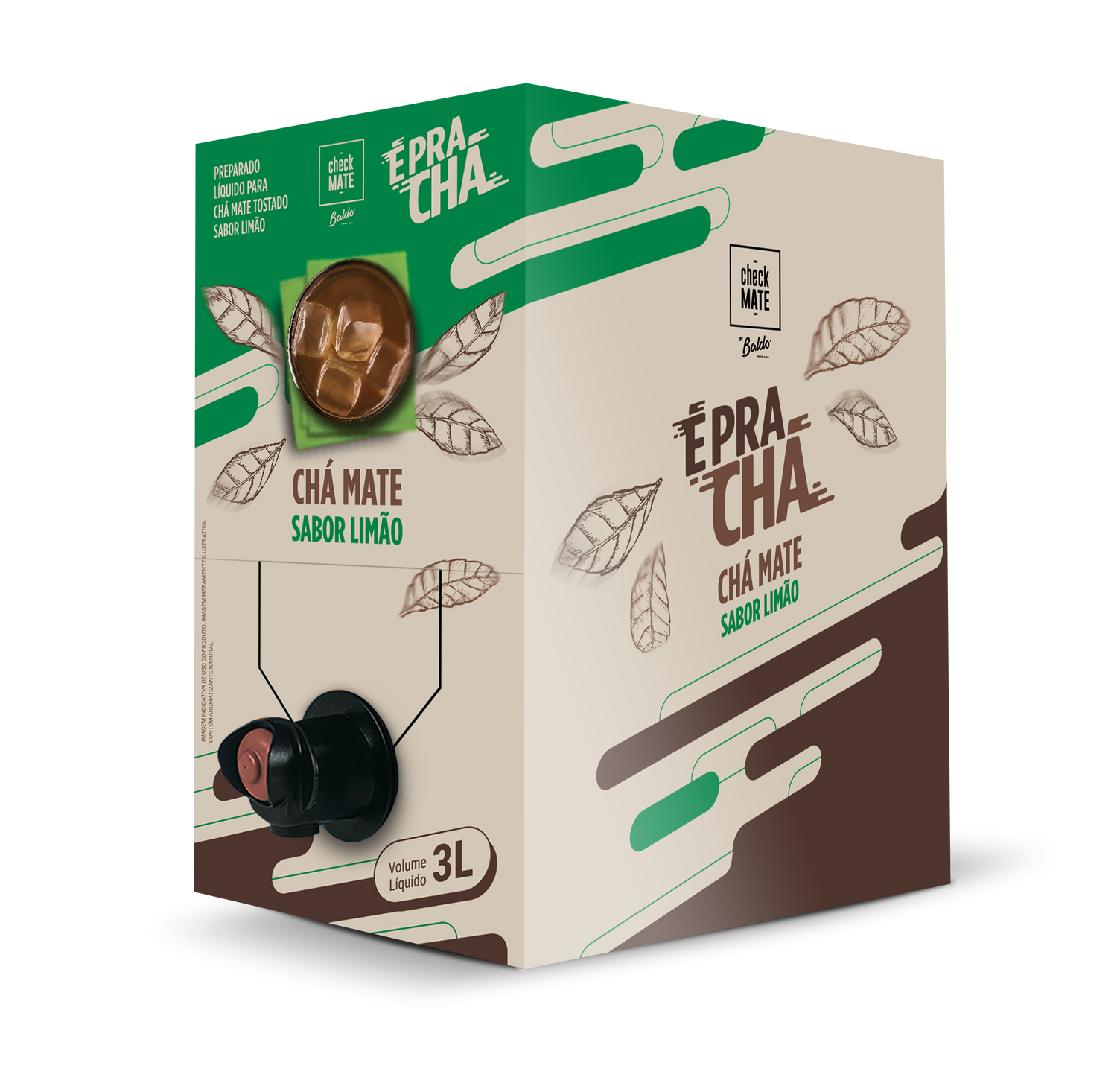 CHÁ MATE SABORIZADO LIMÃO 3l