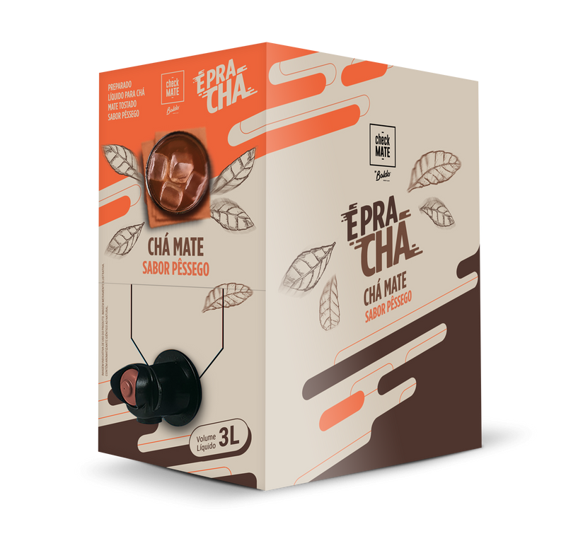 CHÁ MATE SABORIZADO PÊSSEGO 3l
