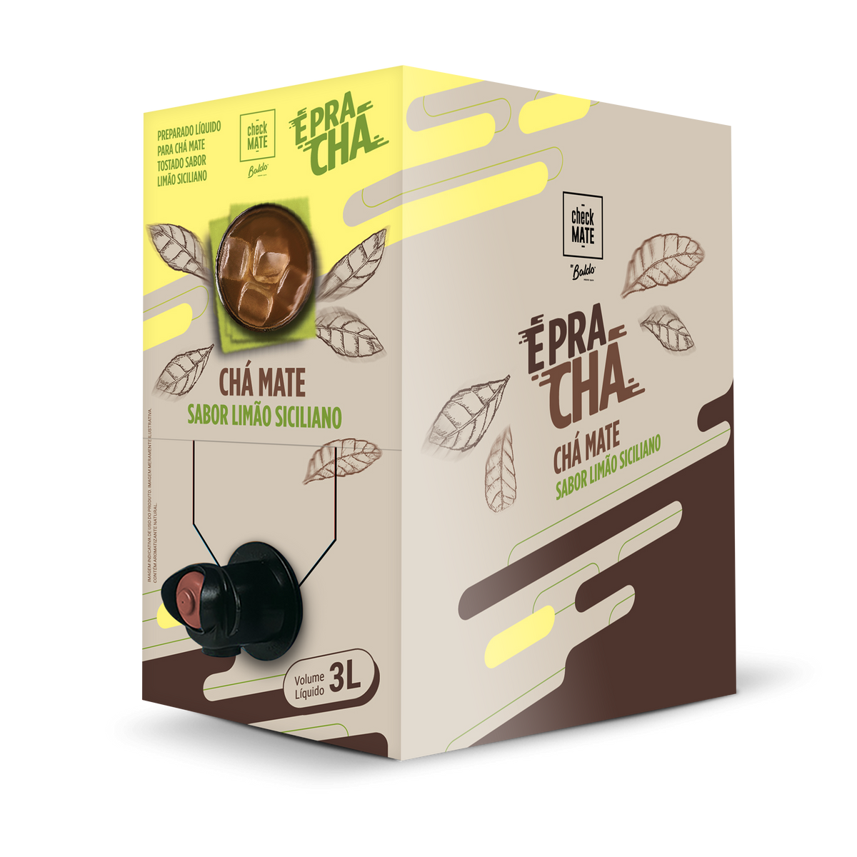 CHÁ MATE SABORIZADO LIMÃO SICILIANO 3l