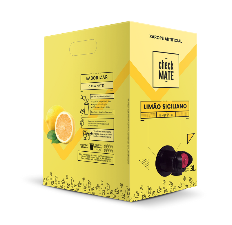 XAROPE SABOR LIMÃO SICILIANO 3l