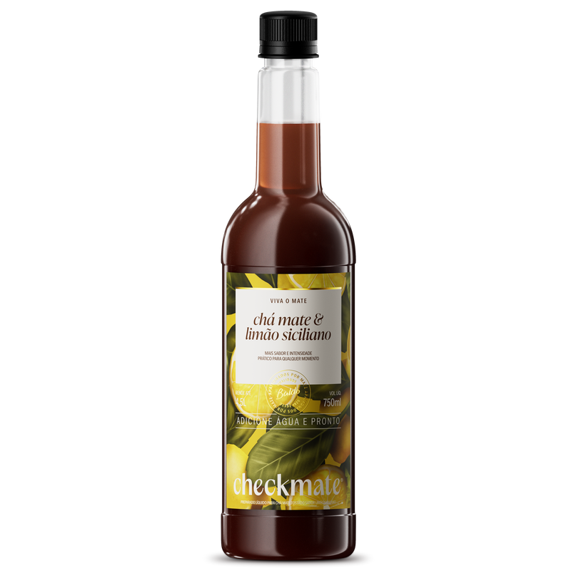 CHÁ MATE SABORIZADO LIMÃO SICILIANO 750ml