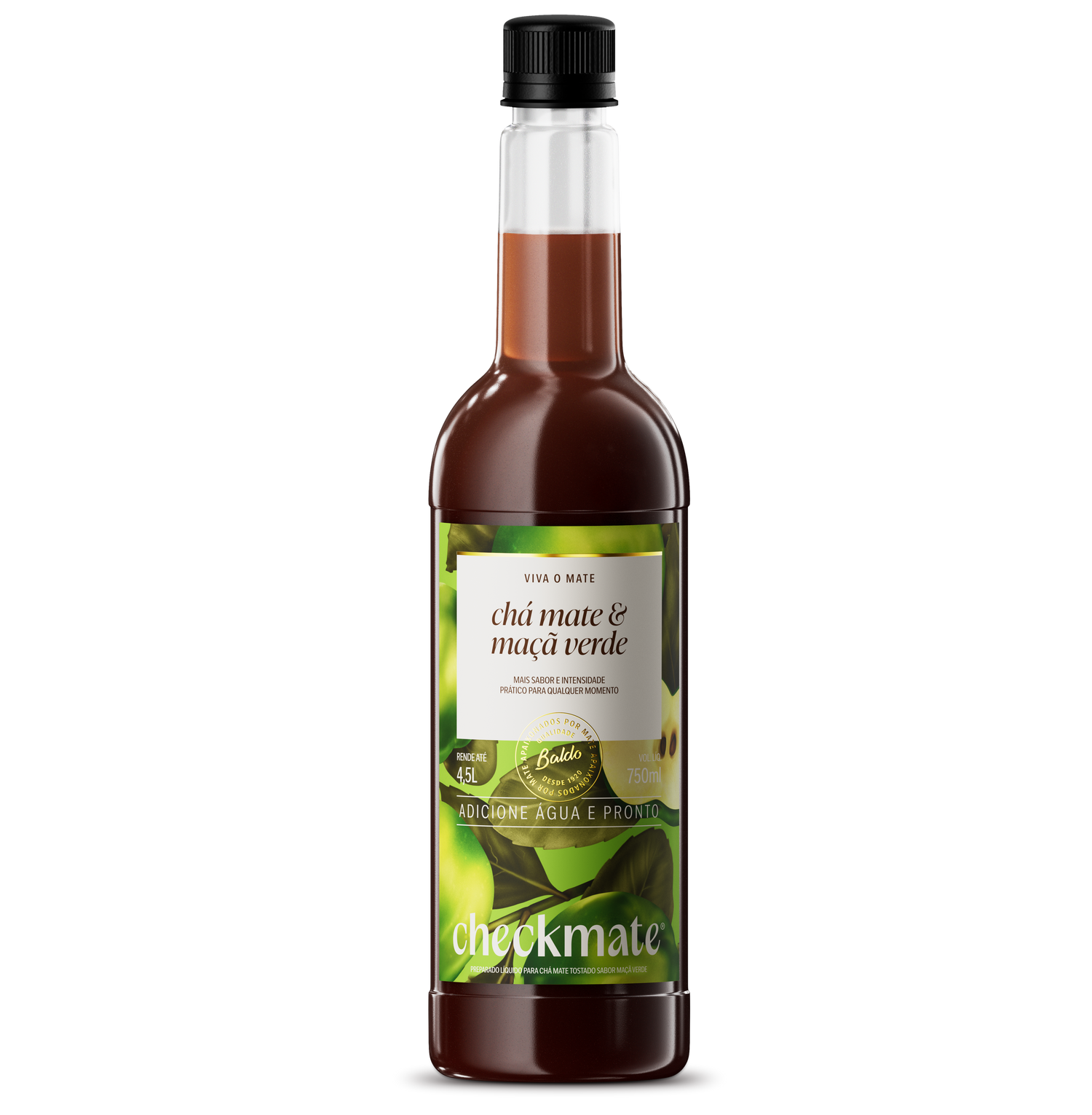 CHÁ MATE SABORIZADO MAÇÃ VERDE 750ml