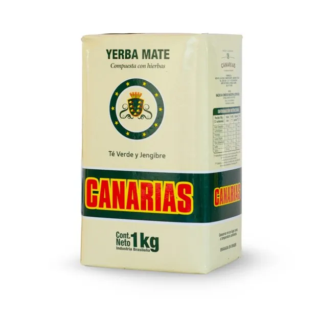 ERVA-MATE CANARIAS TÉ VERDE Y JENJIBRE 1kg